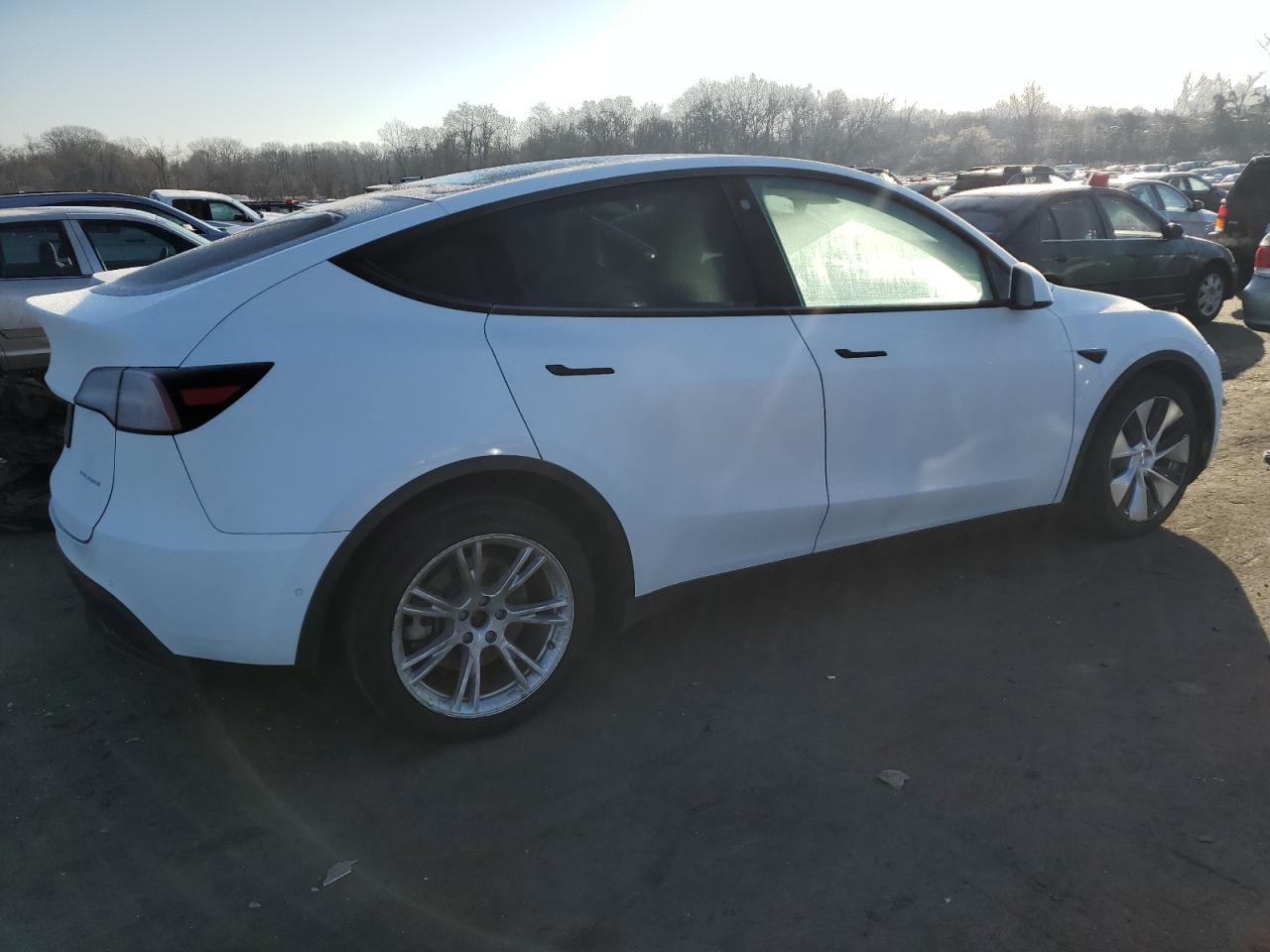 VIN 5YJYGAEE4MF238191 2021 TESLA MODEL Y no.3