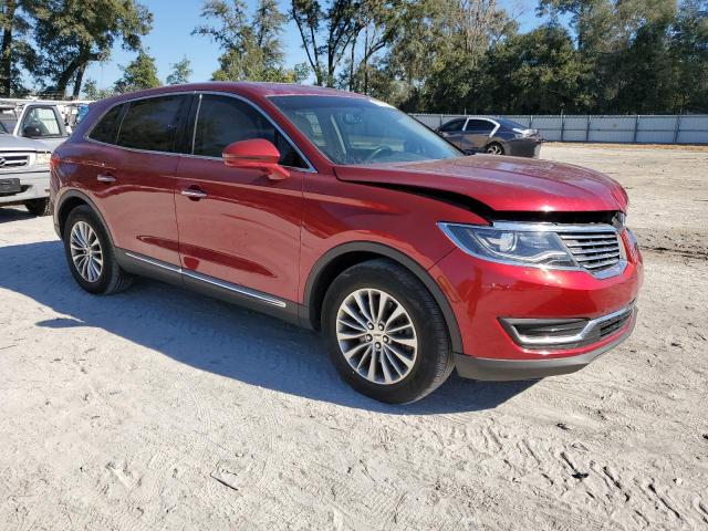  LINCOLN MKX 2016 Красный