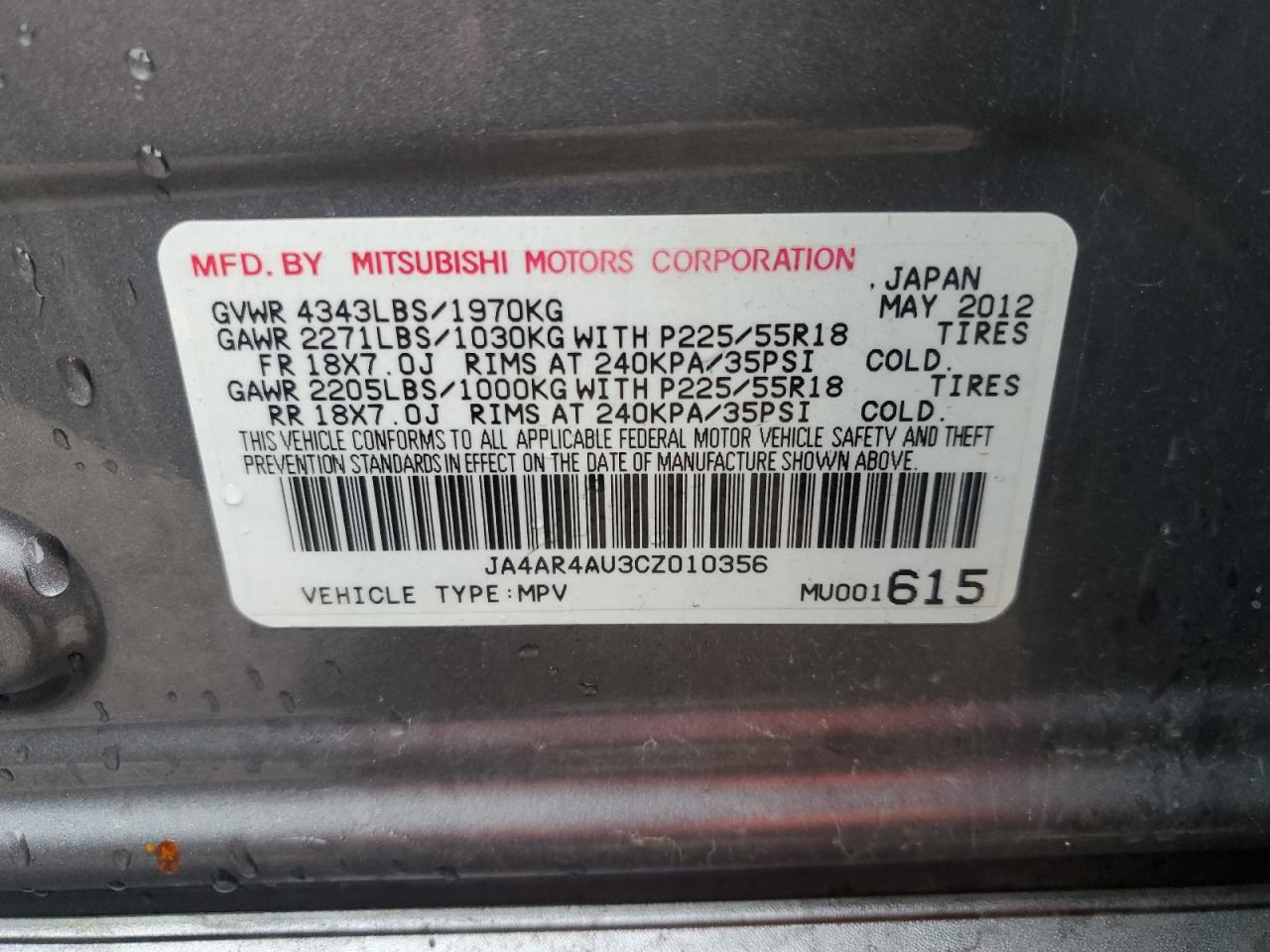 2012 Mitsubishi Outlander - Image 14