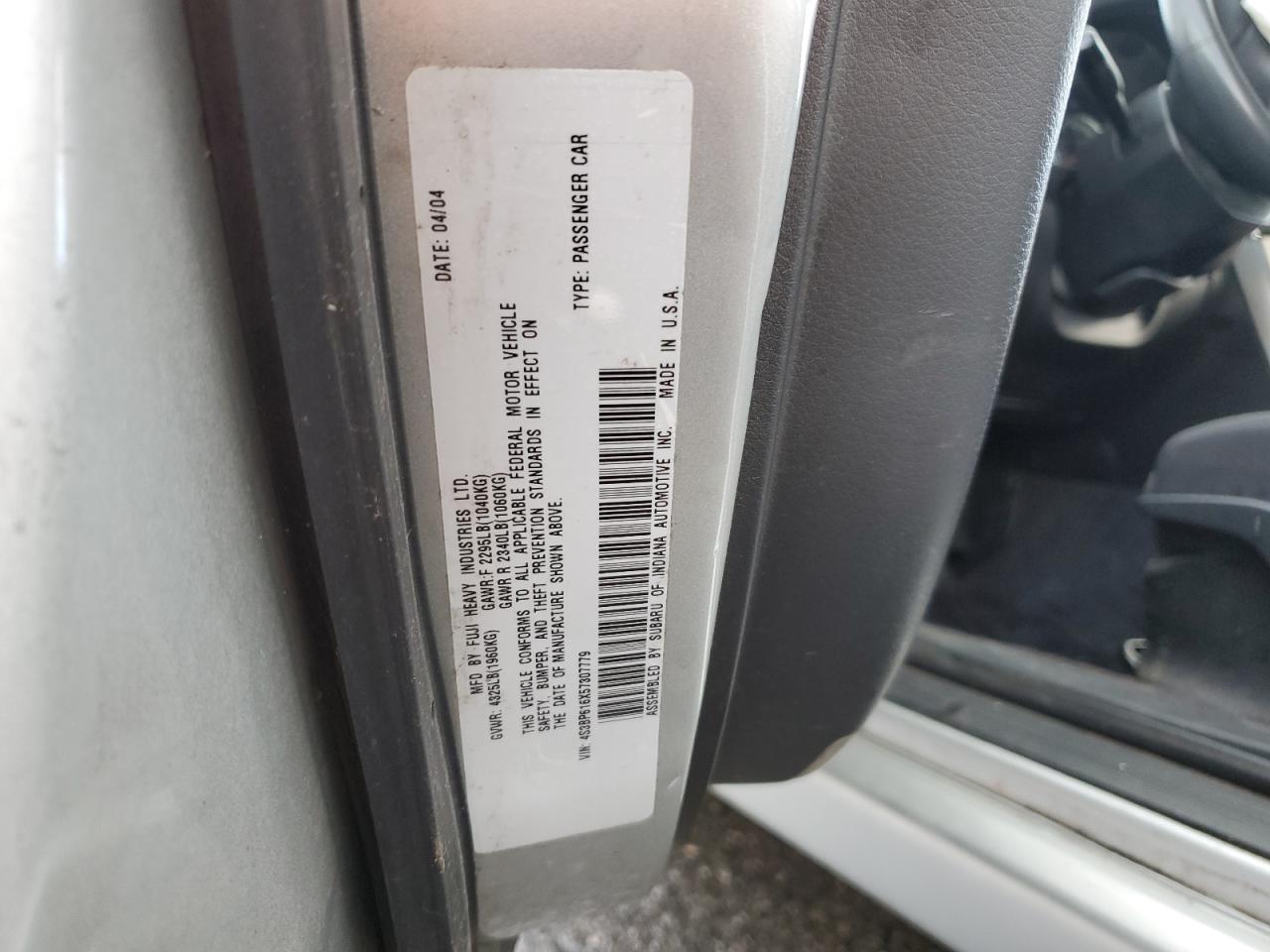 2005 Subaru Legacy - Image 12