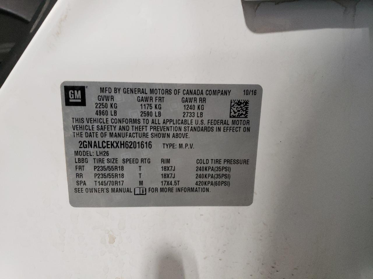 2017 Chevrolet Equinox - Image 13