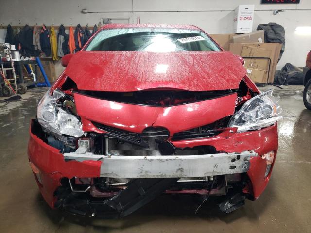  TOYOTA PRIUS 2012 Red