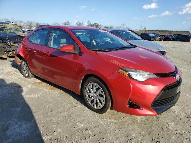 Sedans TOYOTA COROLLA 2017 Red