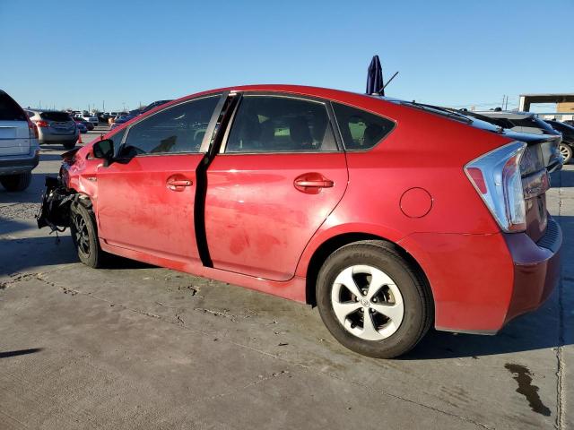  TOYOTA PRIUS 2015 Red