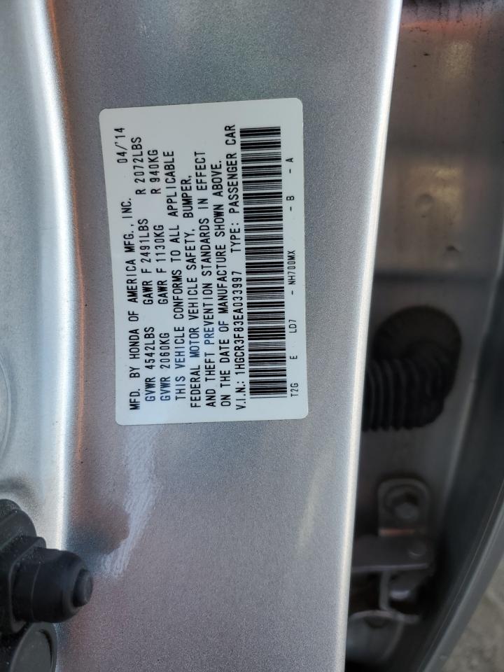 VIN 1HGCR3F83EA033997 2014 HONDA ACCORD no.12