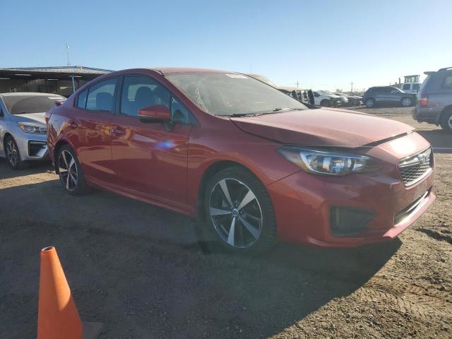  SUBARU IMPREZA 2017 Red