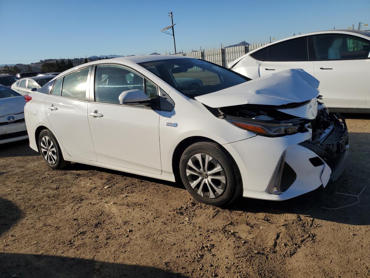 VIN JTDKAMFP1M3171345 2021 TOYOTA PRIUS no.4