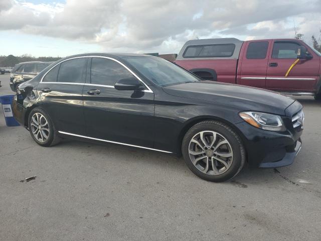  MERCEDES-BENZ C-CLASS 2018 Чорний