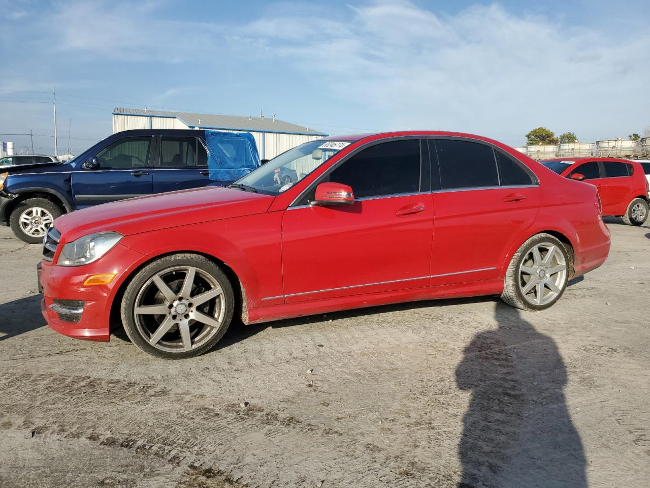 VIN WDDGF4HB4EA960164 2014 MERCEDES-BENZ C-CLASS no.1