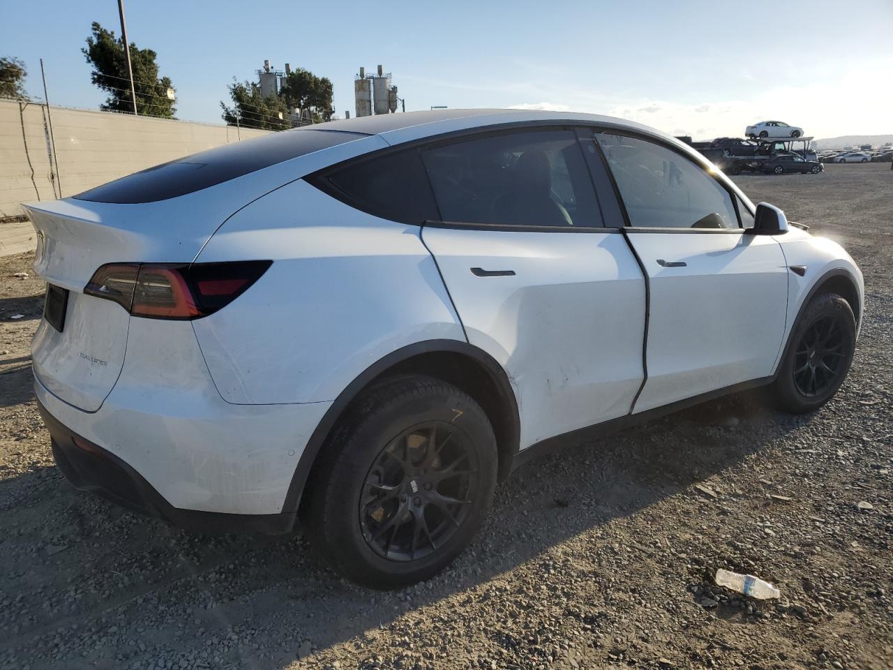 VIN 5YJYGDEE4MF087807 2021 TESLA MODEL Y no.3