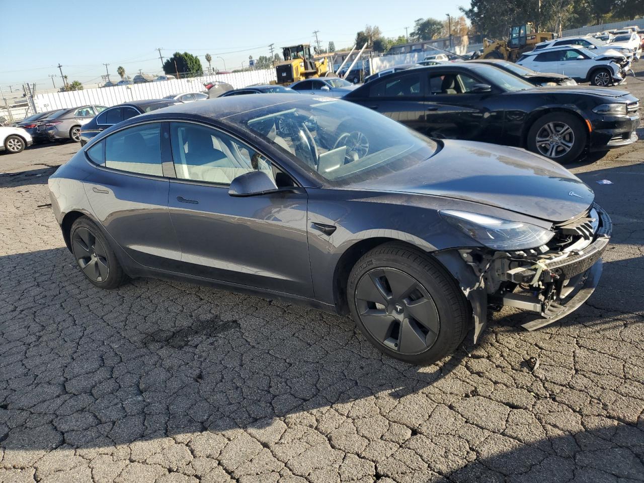 VIN 5YJ3E1EA6PF659038 2023 TESLA MODEL 3 no.4