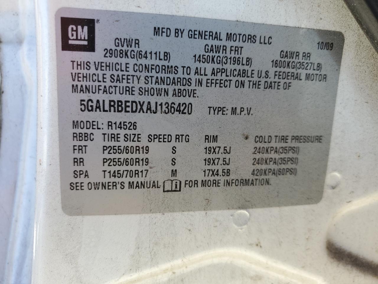 2010 Buick Enclave - Image 14