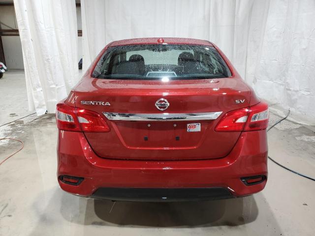  NISSAN SENTRA 2017 Czerwony