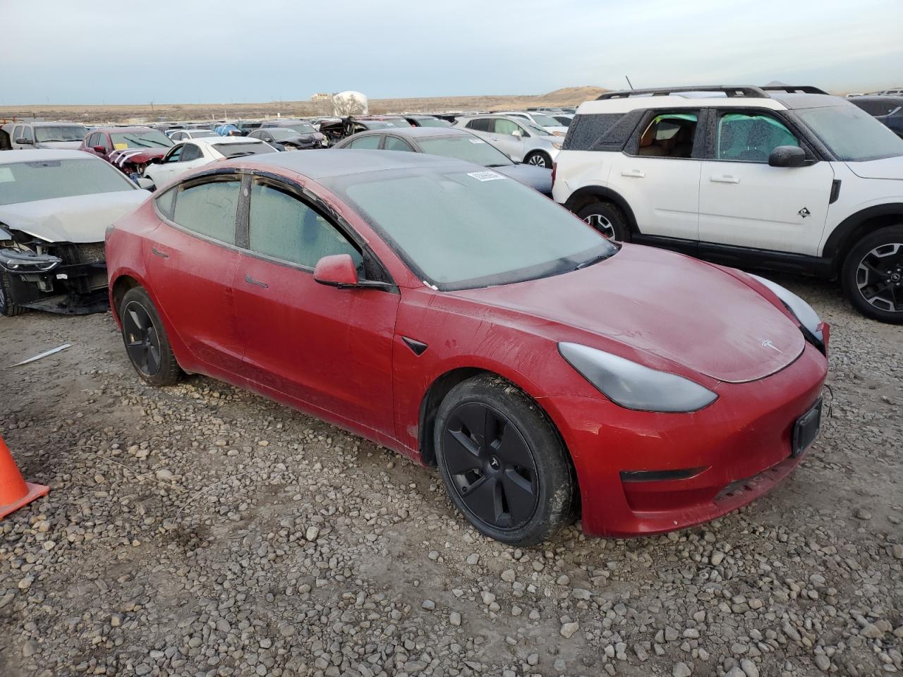 VIN 5YJ3E1EA7NF369100 2022 TESLA MODEL 3 no.4