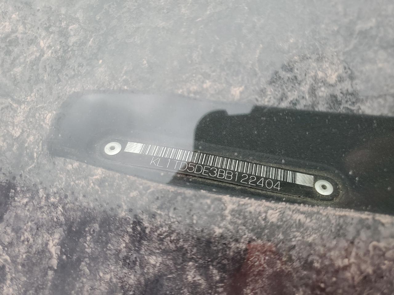 2011 Chevrolet Aveo Ls VIN: KL1TD5DE3BB122404 Lot: 84107004