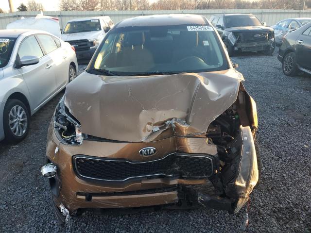  KIA SPORTAGE 2017 Оранжевый