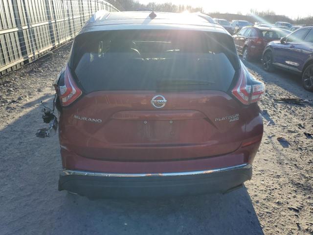  NISSAN MURANO 2016 Red