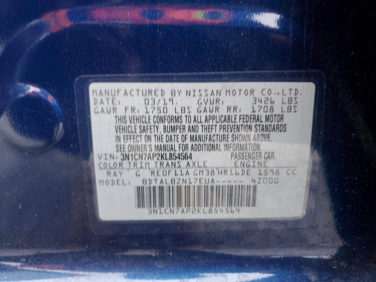 2019 Nissan Versa - Image 12