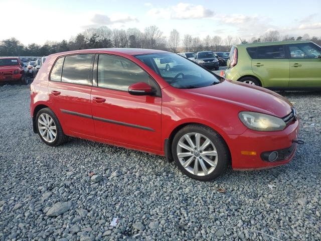  VOLKSWAGEN GOLF 2012 Red