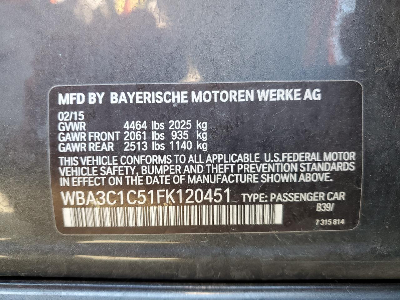 2015 BMW 3er - Image 12