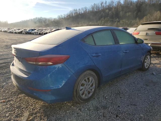  HYUNDAI ELANTRA 2017 Blue