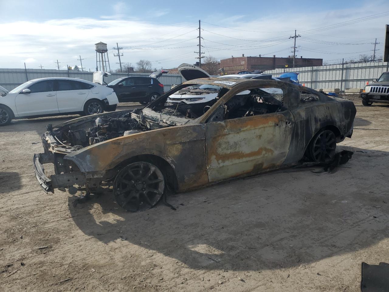 2010 Ford Mustang en Venta en Chicago Heights, IL - Burn
