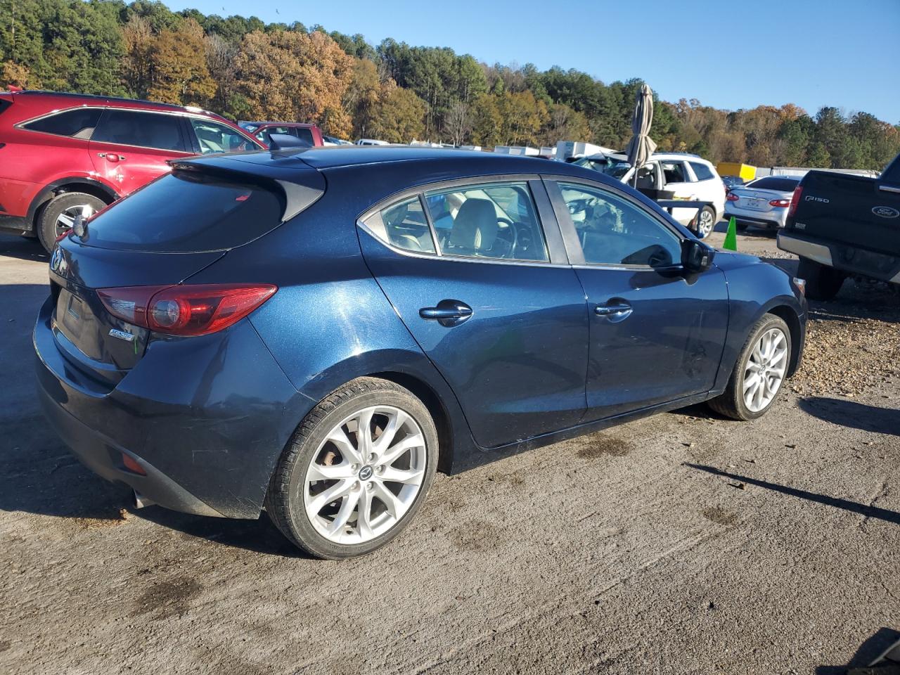 VIN JM1BM1M30E1208033 2014 MAZDA 3 no.3