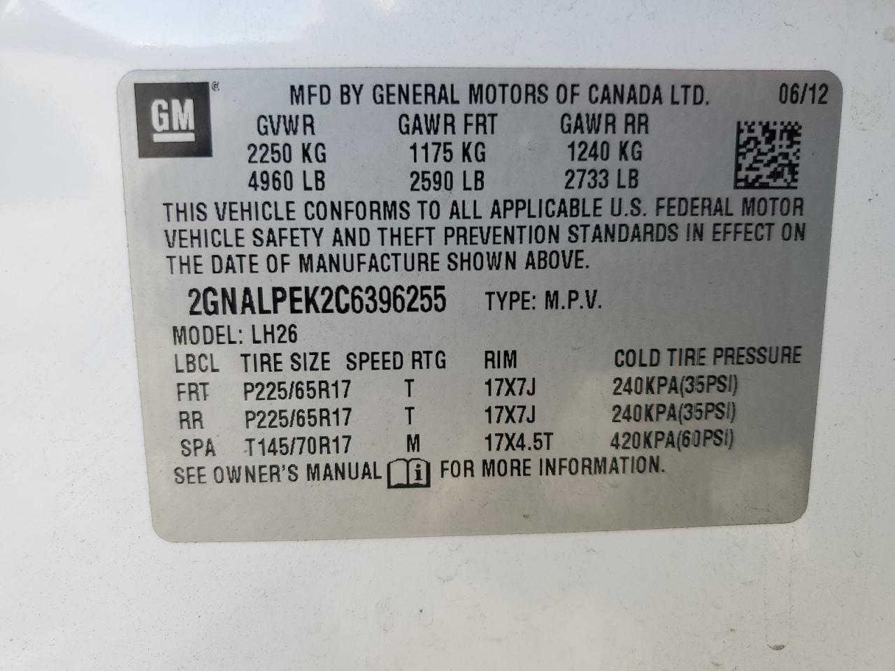 2012 Chevrolet Equinox - Image 15