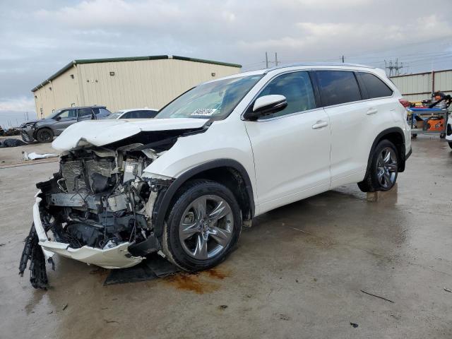  TOYOTA HIGHLANDER 2018 Білий