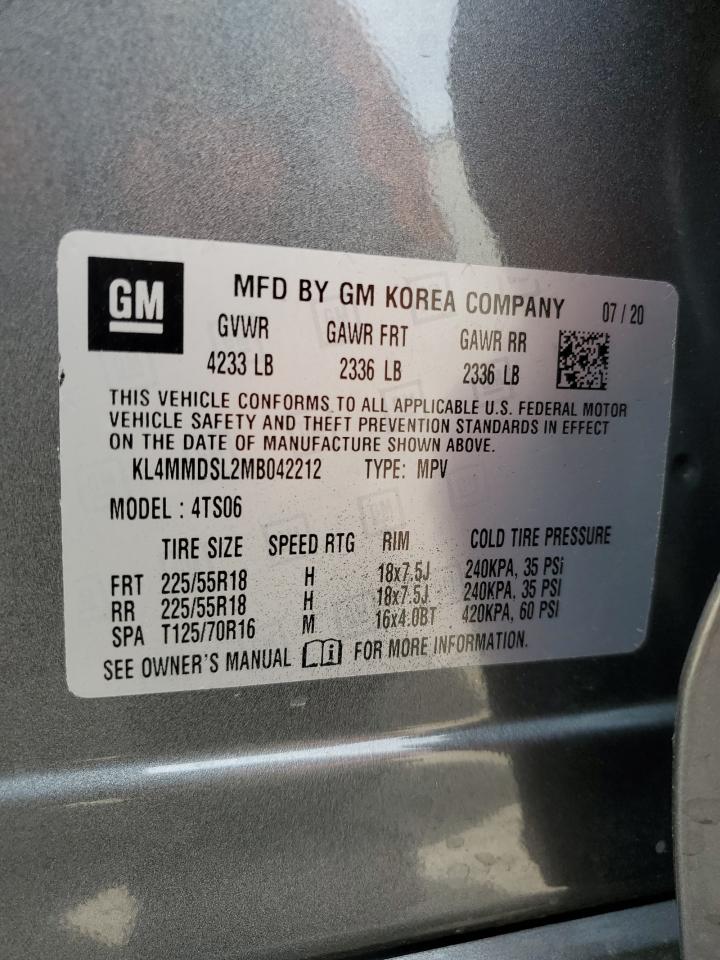 VIN KL4MMDSL2MB042212 2021 BUICK ENCORE no.13