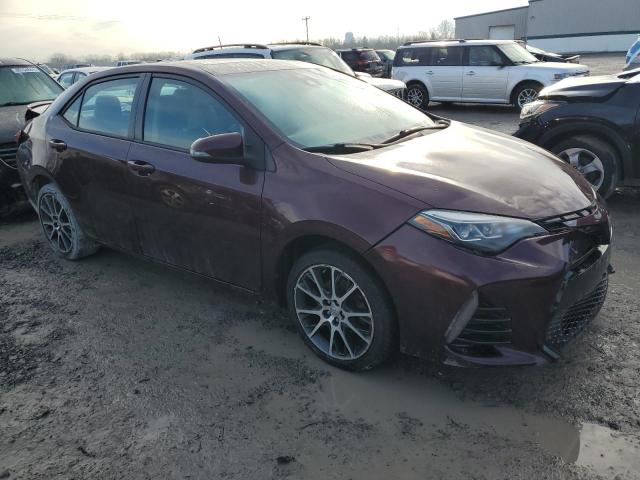  TOYOTA COROLLA 2017 Burgundy