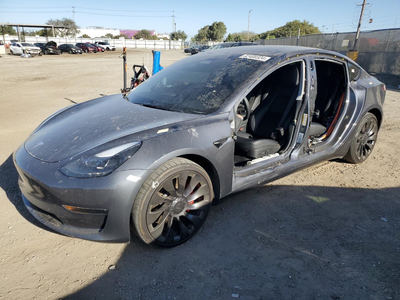 VIN 5YJ3E1EC8PF712758 2023 TESLA MODEL 3 no.1