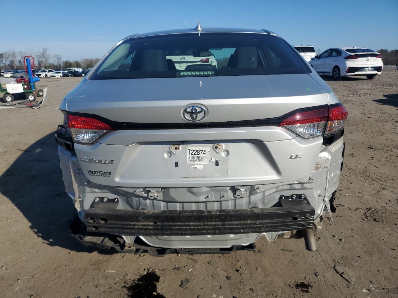 VIN 5YFEPMAEXMP156271 2021 TOYOTA COROLLA no.6