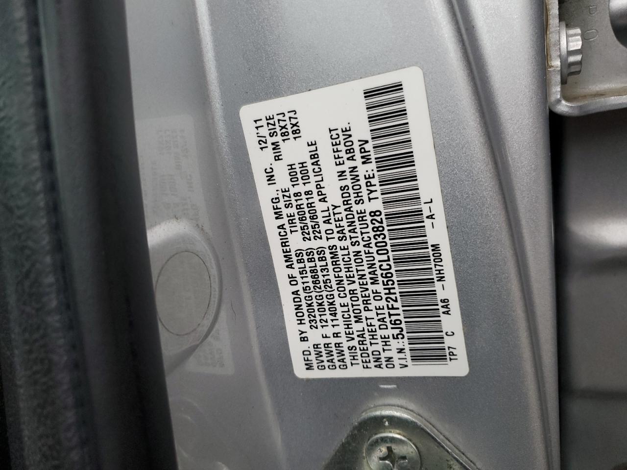 2012 Honda Crosstour - Image 12