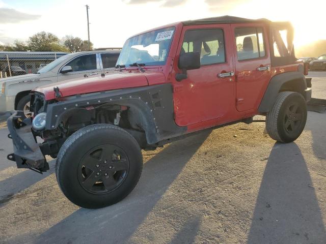 Parquets JEEP WRANGLER 2012 Czerwony