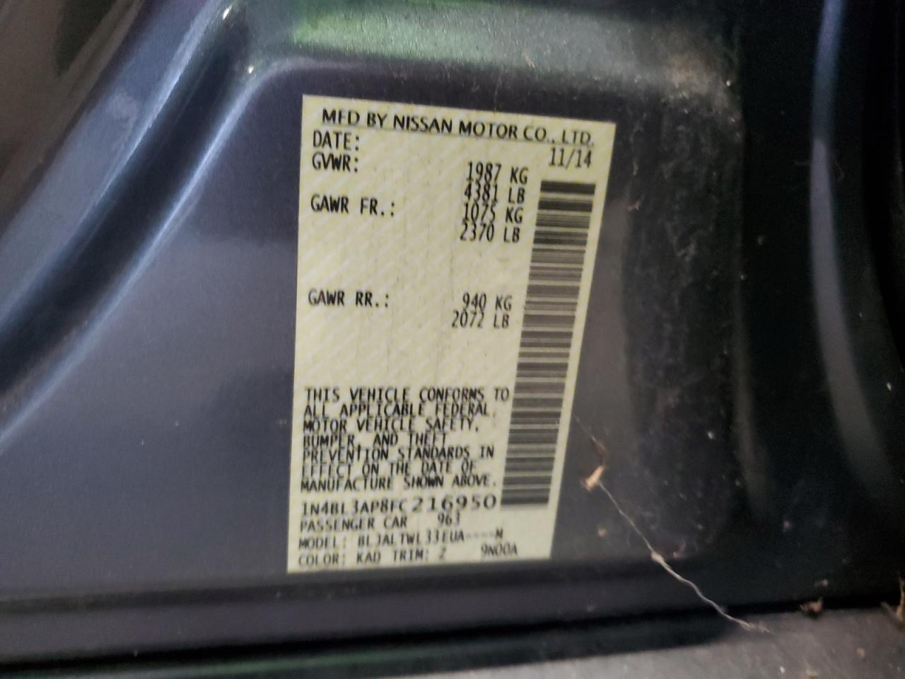2015 Nissan Altima - Image 12