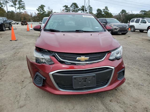  CHEVROLET SONIC 2017 Czerwony