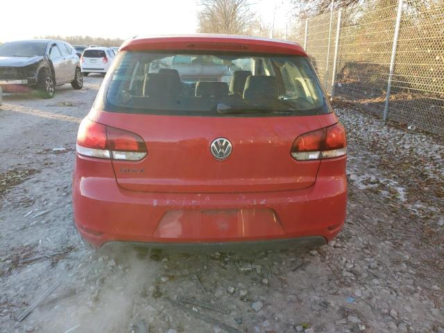  VOLKSWAGEN GOLF 2013 Czerwony