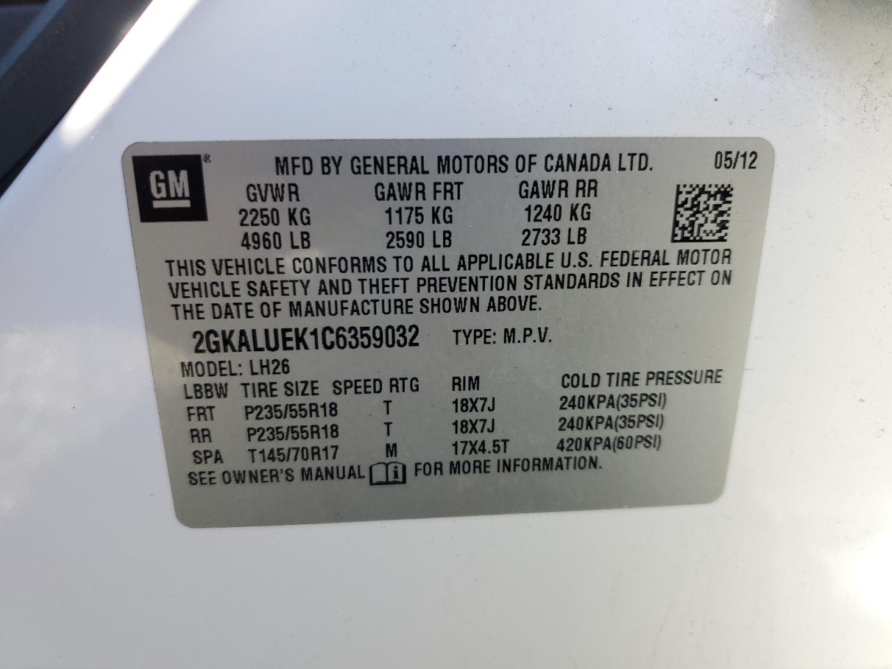 2012 GMC Terrain - Image 13