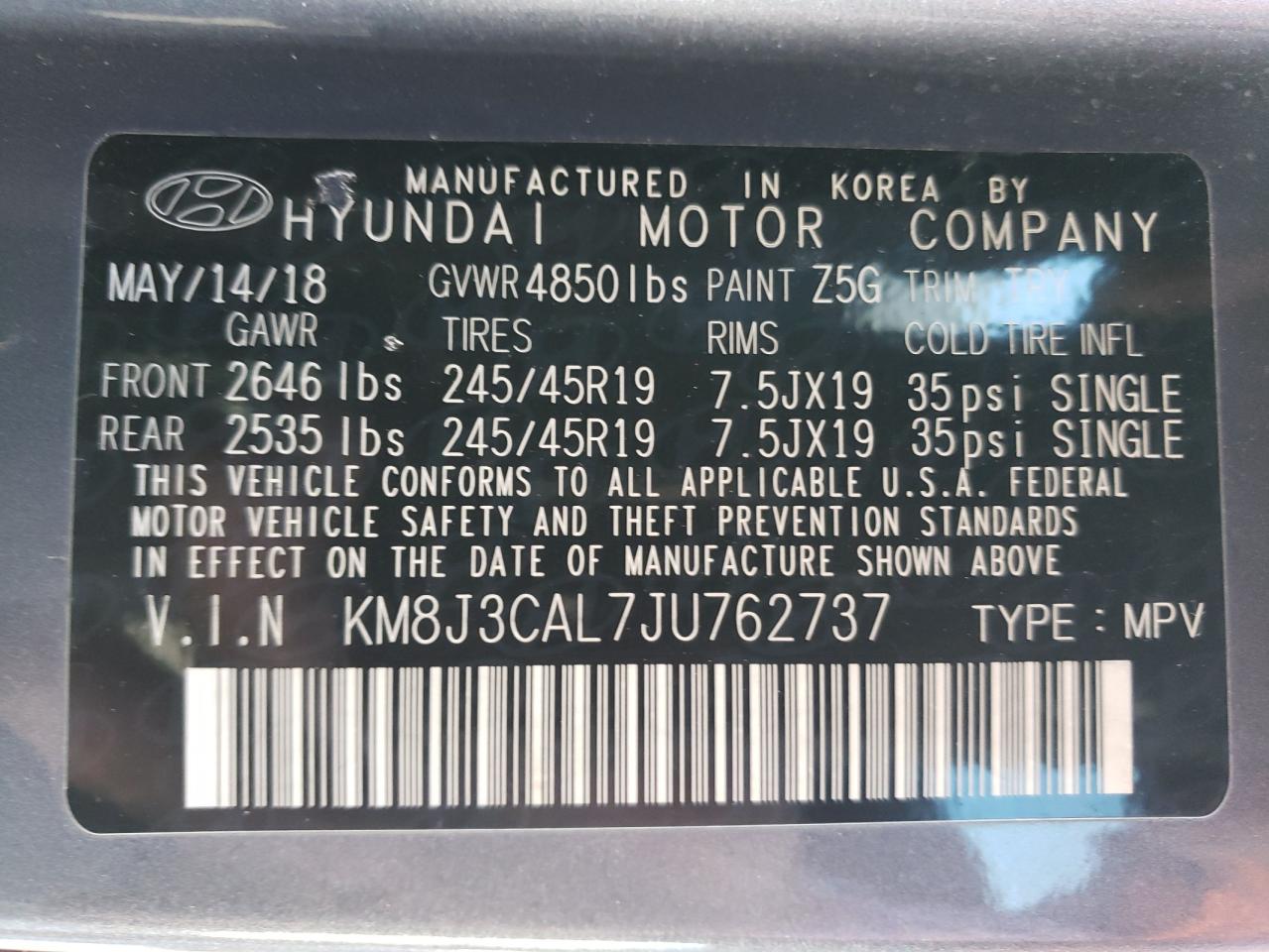 2018 Hyundai Tucson - Image 14