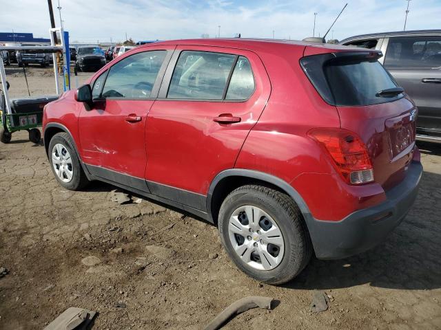 Parquets CHEVROLET TRAX 2015 Czerwony