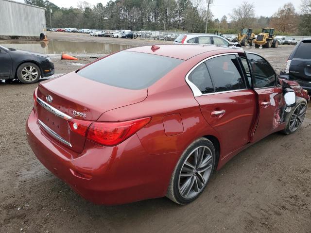  INFINITI Q50 2015 Burgundy