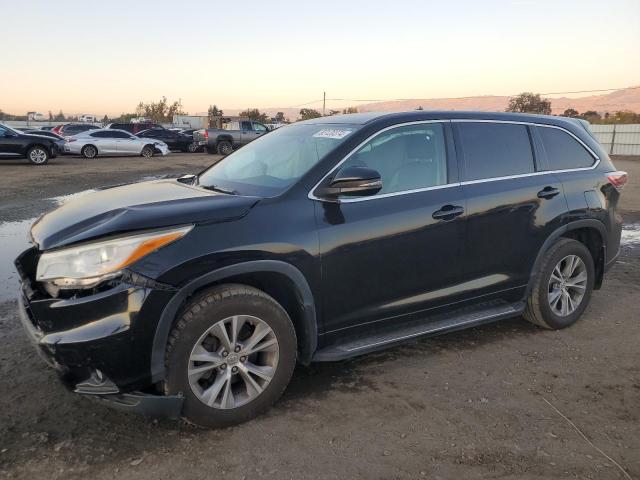  TOYOTA HIGHLANDER 2015 Czarny