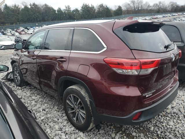  TOYOTA HIGHLANDER 2018 Burgundy