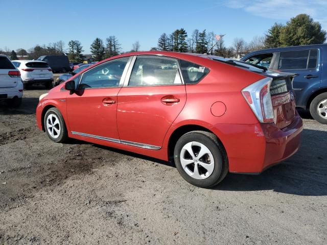  TOYOTA PRIUS 2012 Red