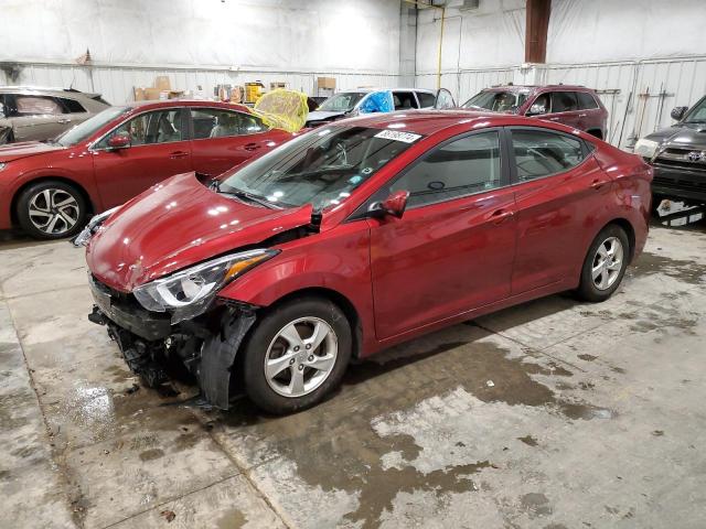  HYUNDAI ELANTRA 2014 Red