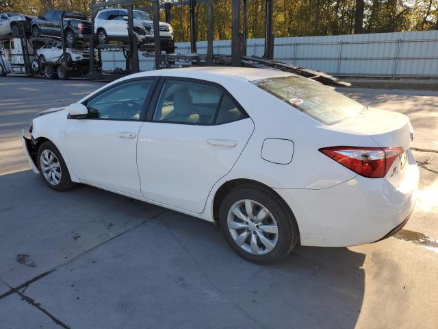  TOYOTA COROLLA 2016 Biały