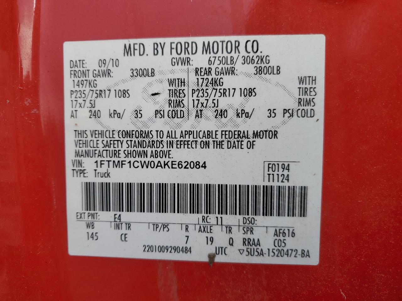 2010 Ford F-150 - Image 12