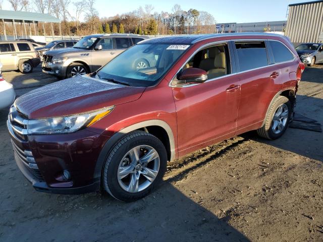  TOYOTA HIGHLANDER 2017 Maroon