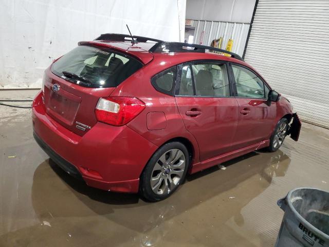  SUBARU IMPREZA 2016 Burgundy